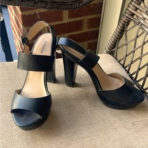 Black Heel Sandals